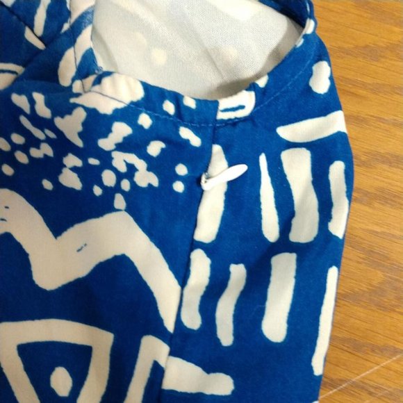 Akira Chicago Red Label Blue/White Dress - Size L - Picture 5 of 6